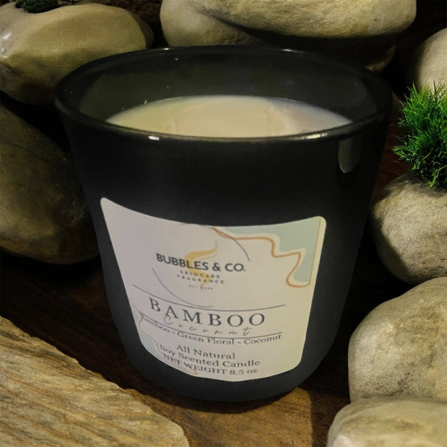 Bamboo Coconut Double Wick Hand Poured Soy Candle