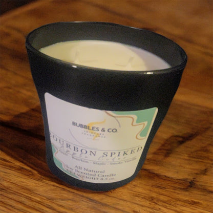 Bourbon Spiked Apple Cider Double Wick  Hand Poured Candle