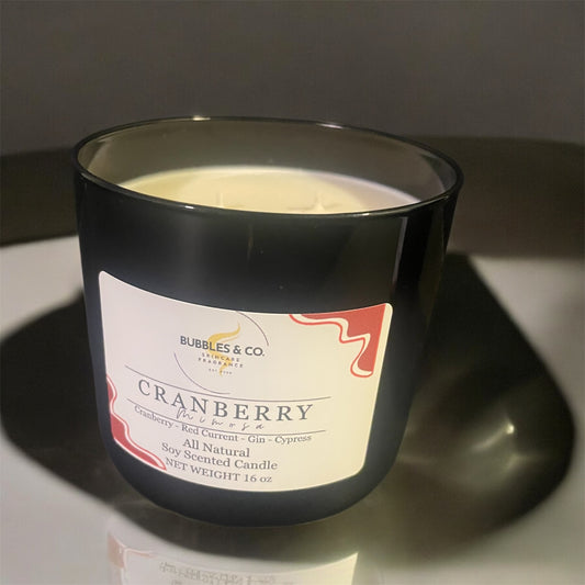 Cranberry Mimosa  3-Wick Hand Poured Soy Candle