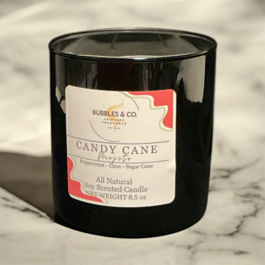 Candy Cane Mojito Double Wick Hand Poured Soy Candle