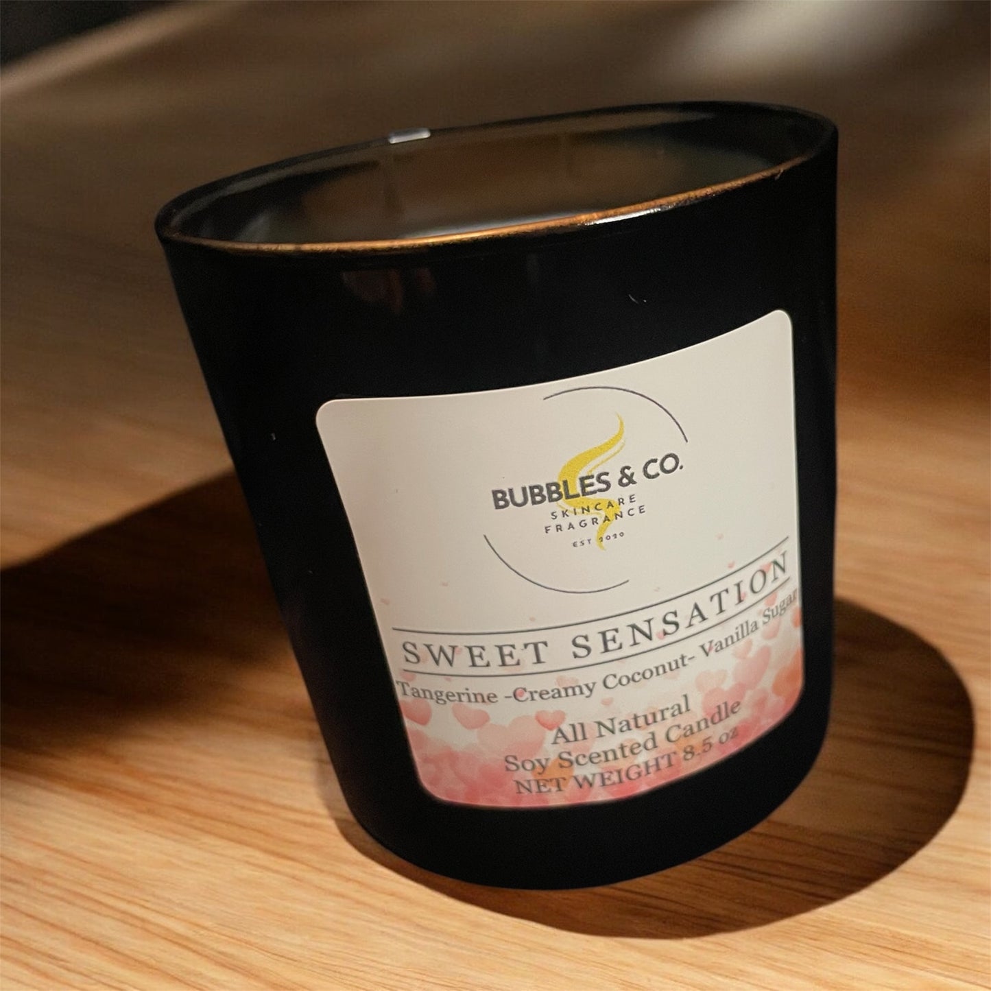 Sweet Sensation Double Wick Hand Poured Soy Candle