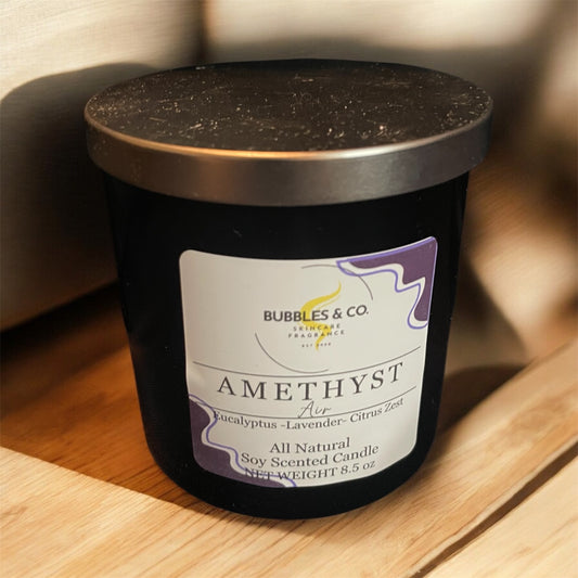 Amethyst Air Double Wick Hand Poured Soy candle